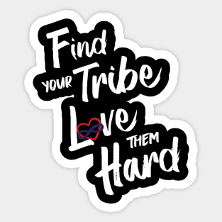 Find Your Tribe - Polyamory Infinite Heart Sticker